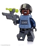 Lego Jurassic World ACU Minifigure 75919 Dark Reddish Brown Head Exclusive