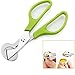 kokome Quail Egg Shell Cutters Scissors Small Quail Egg Cracker Opener Cigar Cutter Stainless Steel Blade Tool