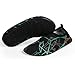 L-RUN Children's Aqua Socks Water Shoes Outdoor Sports Shoes Green M US 2.5-3.5=EU 34-35