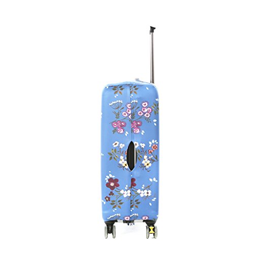 Fvstar Washable Luggage Cover Protector Spandex Suitcase Cover for Travel (M (22-24 inch Luggage), Color 26)
