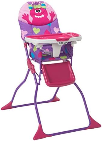 Cosco Simple Fold Deluxe High Chair in Shelley, 3-position adjustable tray with cup holder