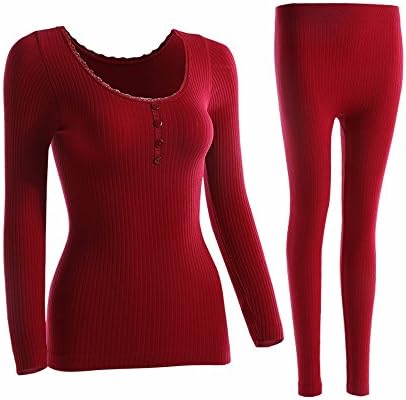 GBHNJ Thermal Underwear Women'S Autumn And Winter Sets Red F (Suitable Weight 80-130 Catty)
