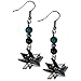 NHL Siskiyou Sports Womens San Jose Sharks Fan Bead Dangle Earrings One Size Team Color