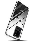 LIGTTLE Samsung Galaxy S20 Ultra Case Clear Anti-Scratch Shock Absorption Cover Case, HD Clear Slim Protective Phone Cases for Samsung Galaxy S20 Ultra 5G （Support Wireless Charger）