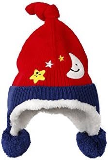 Jon Senkwok Crochet Baby Winter Hats Beanie Hat Red&amp;Blue