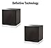 Definitive Technology (1 Pair) W7 Wireless Speaker (Black) Bundle