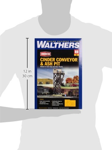 Walthers Cornerstone Series Kit HO Scale Cinder Conveyor & Ash Pit