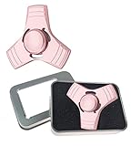 Krazy Spinner Fidget Spinner Hand Spinner Focus Finge Tip Spinner Fidget Toy METAL ULTRA FAST BEARING Perfect for ADD ADHD Anxiety Autism And Stress Relief Guarantee 1-5 minSpin Time (Rose Pink)