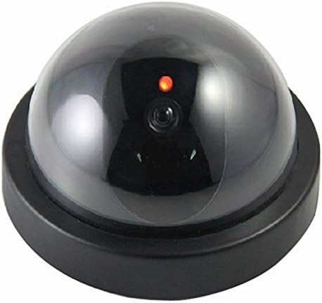 ABOWONE Dummy Fake Security Camera Dome Camera with a Flash LED Light
