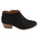 Soda FC67 Women's Western Inside Zipper Stacked Heel Ankle Booties