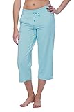 Alki'i Women's Comfort Lounge Capri Turquoise M