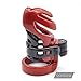 YJXL New The Biosourced Resin Male Standard Chastity Devices Male Briefs,with 4 Size Rings T-Shirt Red, Large