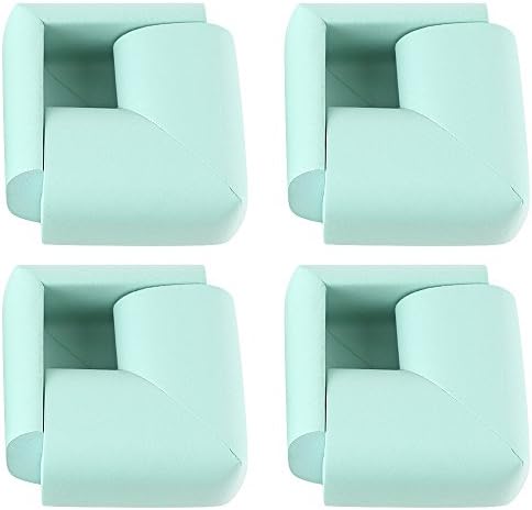 8pcs Thick Table Edge Guard Corner Cushion Anti-crash Baby Safety Childproof Furniture Protector (Light Green)