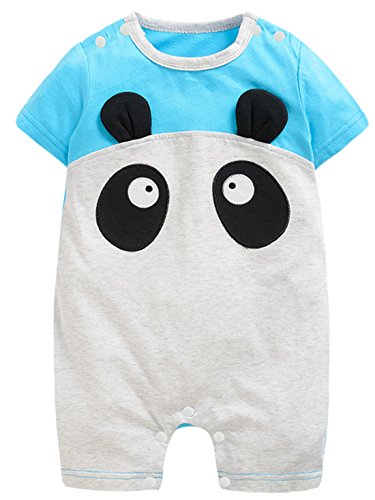 Infant Newborn Baby Short Sleeve Cotton Romper Jumpsuit Outfits