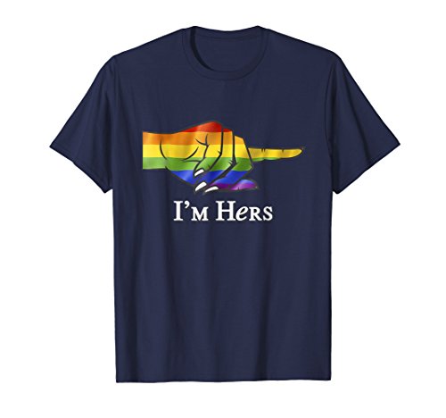 I'm Hers Lesbian Couple T-Shirt - She's Mine Matching Shirt