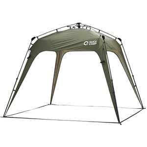 [クイックキャンプ] 大型 ワンタッチタープ 2.5m フラップ付き