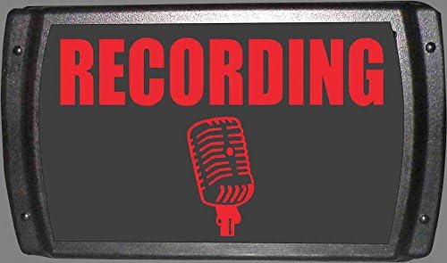 American Recorder Technologies LED "Recording" Sign - Red