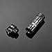 HooAMI Black Lord's Prayer Cross Cylinder Cremation Jewelry Urn Necklace Keepsake Memorial Ashes Jewelry