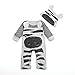 1Set Newborn Infant Baby Boys Girls Romper (Age 6-12M, Gray)