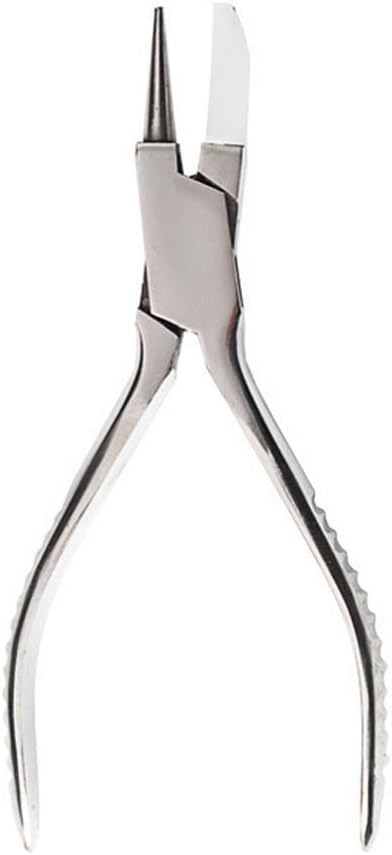Round & Nylon Jaw Eyeglasses Frame Pliers, Eye Glasses Adjusting Pliers Optical Optician Tool, Eyeglasses Repair Tool Adjusting Eyeglasses Frame Leg, Optical Eyewear Parts Hand Repairing Tool