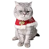 YANYEE Pet Costume Christmas Pet Clothes Dog Party Clothing Cat Cape
