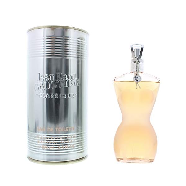 Classique-by-Jean-Paul-Gaultier-Eau-de-Toilette-for-Women-100-ml JEAN PAUL GAULTIER Classic femme/women, Eau de Toilette, Vaporisateur/Spray, 1er Pack (1 x 100 ml)