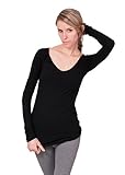 Hard Tail Long Skinny Sexy V-Neck Tee