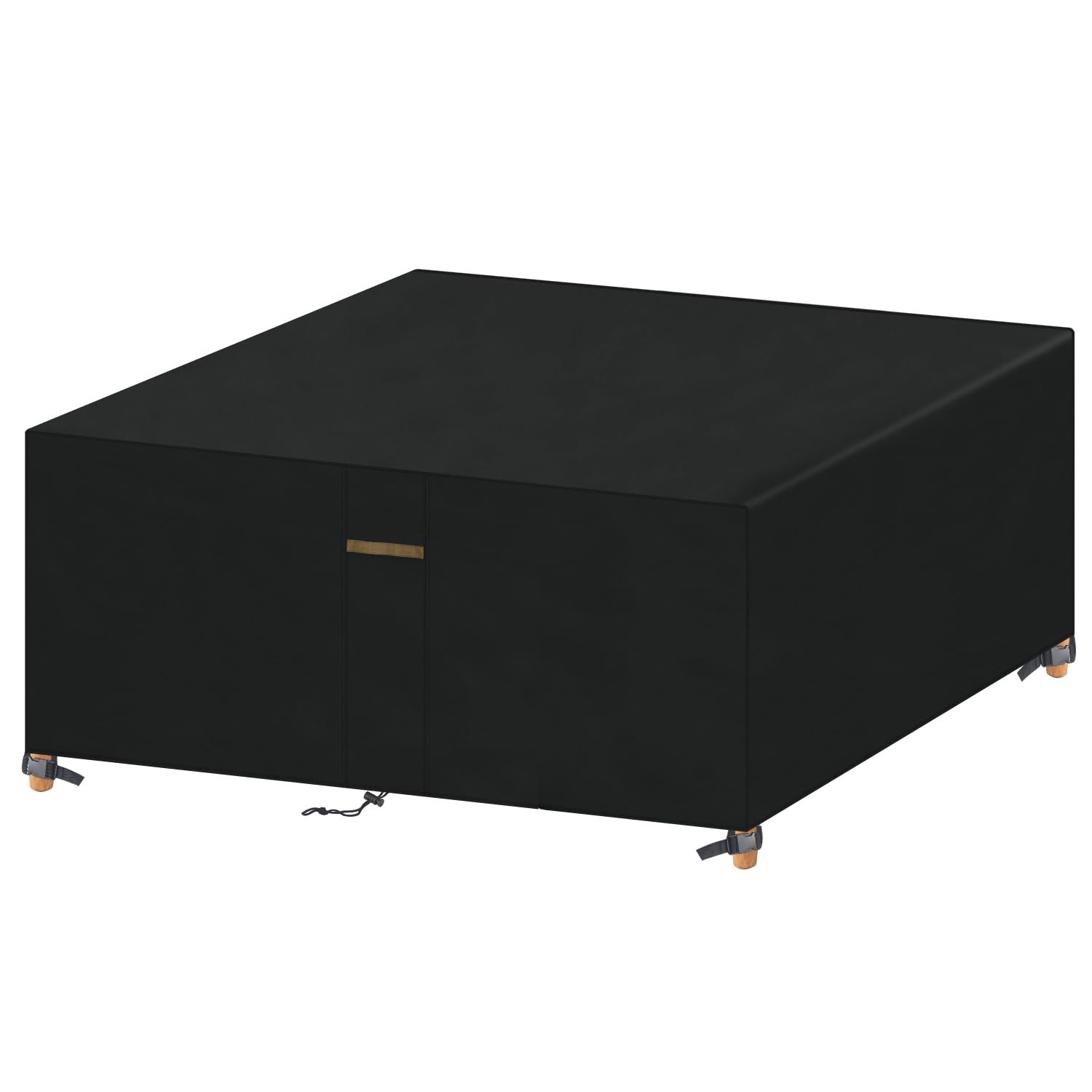 VANSHEIM Outdoor Cover for Furniture Garden Covers Outdoor Table Cover Garden Furniture Cover Waterproof Windproof Anti-UV with Drawstring and Air Vent Oxford Fabric Patio Covers 250x210x90cm