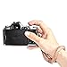 VKO Cotton Soft Camera Hand Strap, Wrist Strap Compatible for Fujifilm X-T30 X-T3 X-T20 X-T2 X100F X100 X100S X100T J5 J4 J3 Camera Coffee