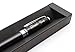 Personalized Custom Premium Metal Pen + Gift Box | Design A Truly Unique Present | Laser Engraved (Black)