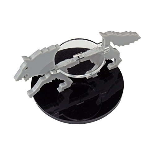 Wolf, Character Mount Marker, Grey , 50mm Base (1)