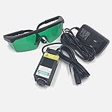 Blue Laser Module 450nm 1W Dot Adjustable Focusable for 3D Printer CNC Engraving Laser Head 1000mW DC12V