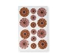 Martha Stewart Crafts Stickers, Dimensional Pink and Red Gerbera Daisy