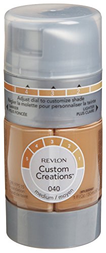 Revlon Custom Creations Foundation, SPF 15, Medium 040, 1 Oz., 2 Ea