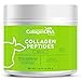 Premium Collagen Peptides Protein with Organic Matcha Green Tea Powder - 16 oz Hydrolyzed Collegen from Grass Fed, Pasture Raised Cattle. Easy to mix in hot and cold liquids