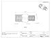 Parker Brass Pipe Fitting, Hex Nipple, 1/8