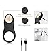 Sagitta Wearable 8Frequency Quiet Waterproof Ring Silicone Men and Couple New (2)