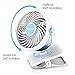 Battery Operated Clip on Fan Mini Desk Fan with 4 Speeds, 360 Degree Rotation for Baby Stroller, Table, Office, Camping, Dorm