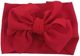 Toddler Girls Kids Baby Cute Big Bow Headband Stretch Turban Knot Head Wraps Gifts Hair Accessories