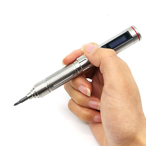 NovelLife Upgraded ES121 Mini Precision Electric Screwdriver Cordless Smart Motion Control Power Screwdriver 3 Axis Gyro OLED Display with 16pcs 4mm Magnetic Bit for Smart Phone RC Repair ES-B7 ES-A7 - Thumbnail 3