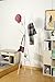 Coat Rack Hat Stand Free Standing Display Hall Tree Metal Hat Hanger Garment Storage Holder with 9 Hooks for Clothes Hats and Scarves in Black,17.72