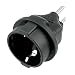 ACA1004 Europe Schuko CEE7/7 to USA NEMA 5-15P 3 Prong Travel Plug Adapter; Adapts a European CEE7/7 Device into a USA 3 Prong NEMA 5-15 Inlet