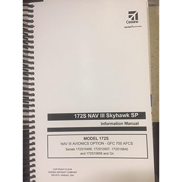 172S Nav III Skyhawk SP Information Manual 172SIMBUS-02A 2016 