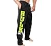 Monsta Clothing Co. Mens Bodybuilding Workout (ES:HulkOut) Gym Sweatpants (G:BK) Black