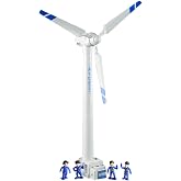 Miracland Wind Turbine Toy, 21.65 Inch Large Size Windmill Toy Clockwork Generator Model STEM Science Kit