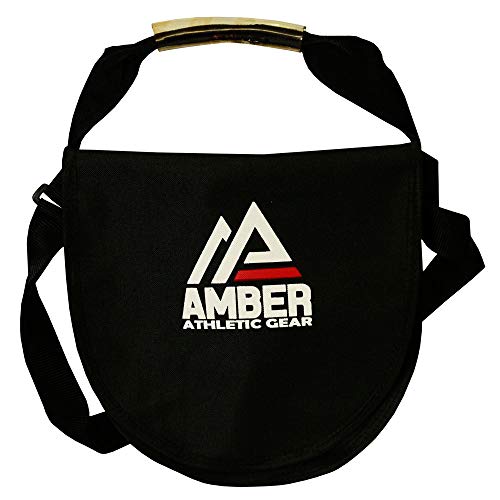 AMBER Athletic Gear Discus & Shot Put Carrier Bag for Track & Field Equipment for 2 Discus or Shots