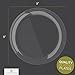 ELITE SELECTION Clear Disposable Plastic 9” Plates Pack Of (75) Elegant Dinner Plates Wedding - Platter Plates - Party Plates - Fancy Disposable - Catering - Heavy Duty & Non-Toxic Clear Plates