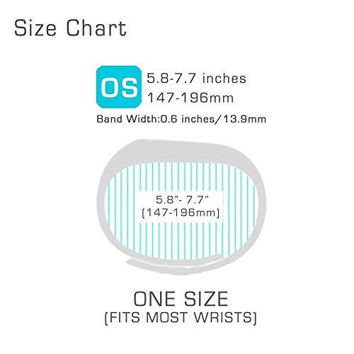 WoCase ZipBand Fitbit ZIP Accessory Wristband Bracelet (Light ice blue,One size, fits most wrist, 2016 Upgrade Version, Secured, Lost-Proof)for Fitbit ZIP Activity and Sleep Tracker (Turn Your Fitbit ZIP into Wearable FLEX/FORCE/CHARGE,Fastener Secures Yo - Thumbnail 7