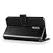 LG Stylo 5 Case,LG Stylo 5 Wallet Case,LG Stylo 5+/Plus Case w/Screen Protector[2 Packs],PU Leather Magnetic Folio Flip Card Slots Holster for Men Women w/Strap/Kickstand Protective Phone Case-Black