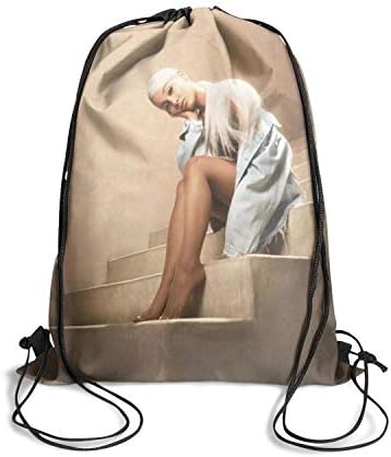K7Top Polyester Drawstring Backpack Large Nylon Rucksack